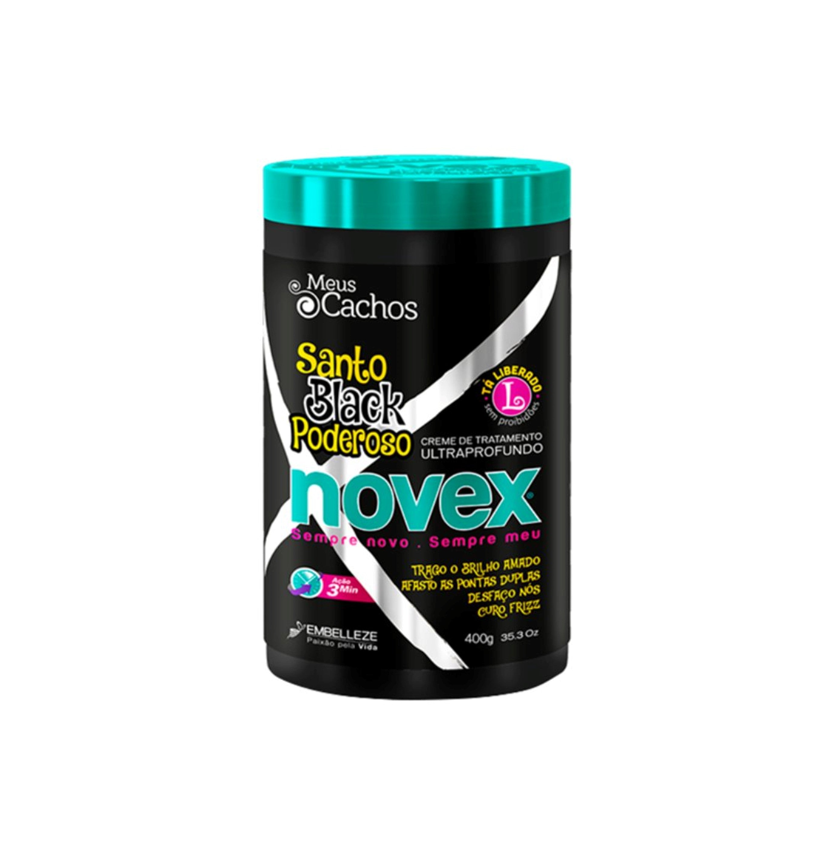 Novex - Tratamiento Santo Black Poderoso